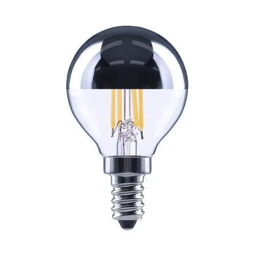 Bec LED Flair E14 4W 380 lumeni, glob clar G45, lumina calda