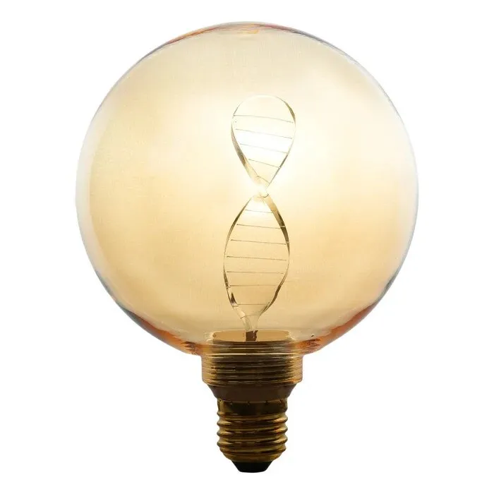 Bec LED Hepol decorativ G125 Amber E27 3.5 W 130 lm lumina calda 1800K, dimabil