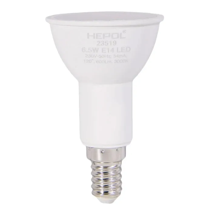 Bec LED Hepol spot R50 E14 6.5 W 600 lm lumina calda 3000 K