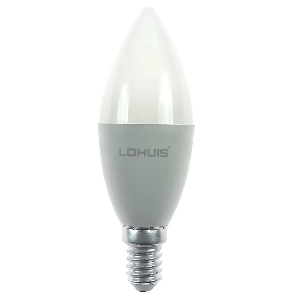 Bec LED Lohuis lumanare E14 8 W 900 lm lumina rece 6500 K