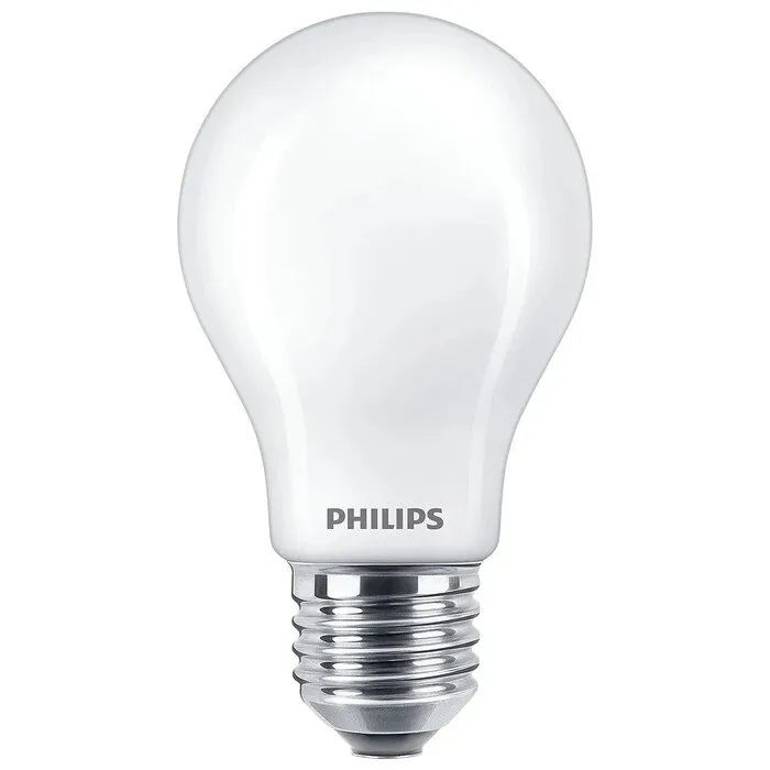 Bec LED Philips clasic A60 E27 5.9 W 806 lm lumina calda 2200-2700 K, dimabil