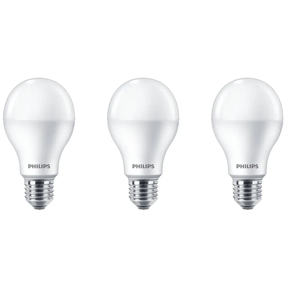 Bec LED Philips clasic A67 E27 13 W 1521 lm lumina neutra 4000 K - 3 buc
