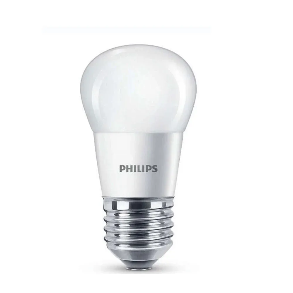 Bec LED Philips mini P45 E27 4.9 W 470 lm lumina calda 2700 K