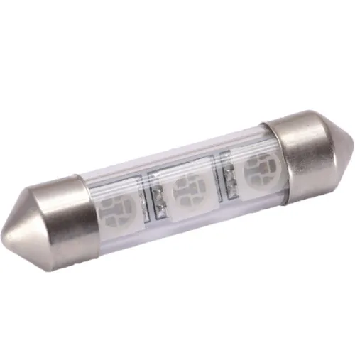 Bec LED SOFIT 42MM 3 SMD 5050 12V ALBA CALDA 3000K CANBUS