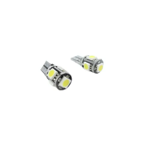 Bec Led T10 5 SMD 5050 Canbus culoare Alb 12V HL — imaginea 2