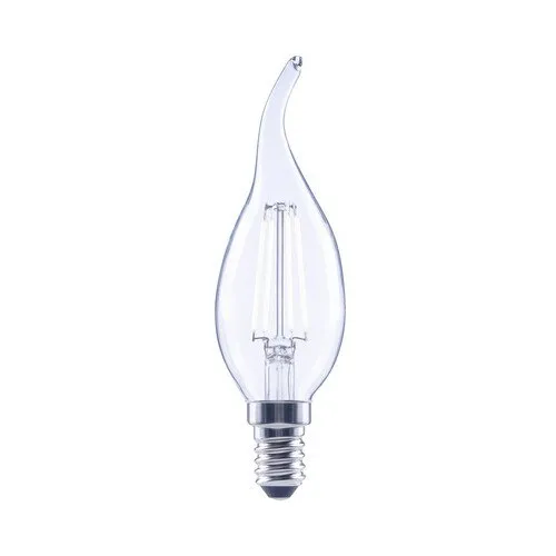 Bec LED variabil Flair E14 2, 2W 250 lumeni, glob clar lumanare decorativa, lumina neutra