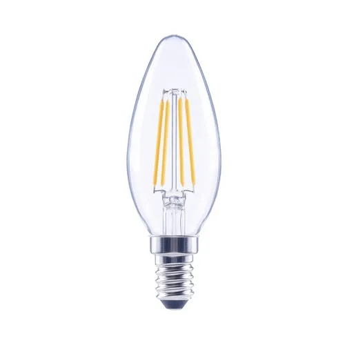 Bec LED variabil Flair E14 2, 2W 250 lumeni, glob clar lumanare, lumina calda