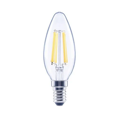 Bec LED variabil Flair E14 5, 5W 806 lumeni, glob clar lumanare, lumina calda
