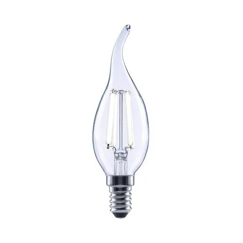 Bec LED variabil Flair E14 6W 806 lumeni, glob clar lumanare decorativa, lumina neutra