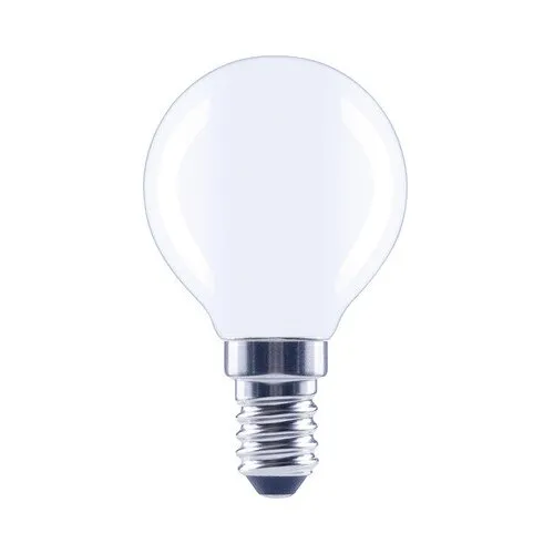 Bec LED variabil Flair E14 6W 806 lumeni, glob mat G45, lumina calda