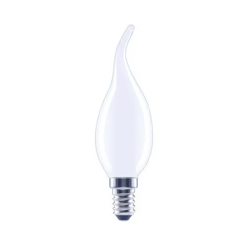 Bec LED variabil Flair E14 6W 806 lumeni, glob mat lumanare decorativa, lumina calda