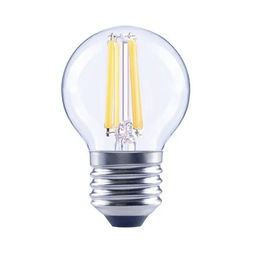 Bec LED variabil Flair E27 5, 5W 806 lumeni, glob clar G45, lumina calda