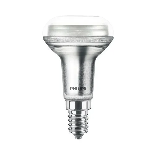 Bec LED variabil Philips E14 4, 3W 320 lumeni, reflector R50 clar, lumina calda