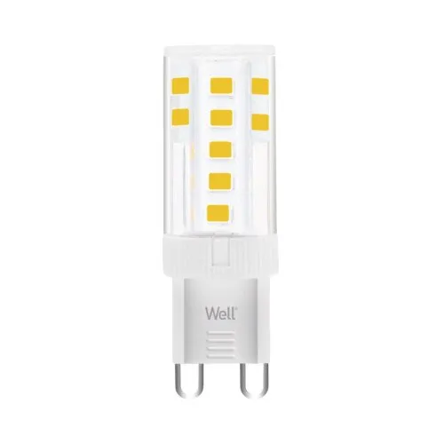 Bec LED Well G9 3W 320 lumeni, forma capsula, lumina rece