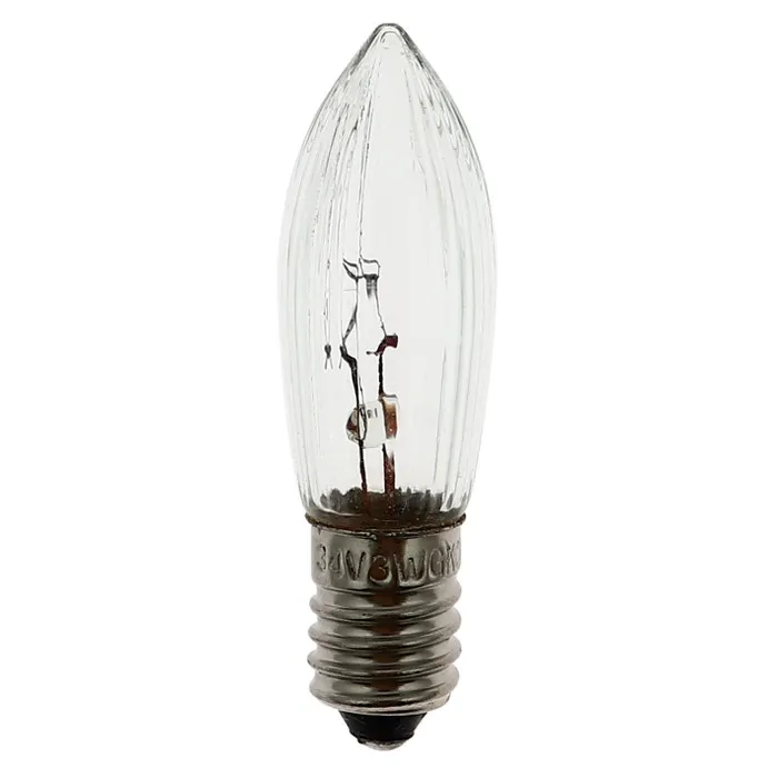 Bec pentru decoratiune arc Hoff, E10, 3W, 34V - 3 buc