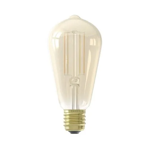 Bec vintage LED Calex E27 7W 806 lumeni, glob para ST64, durata de viata 15.000 h, conexiune WiFi, Tuya Smart