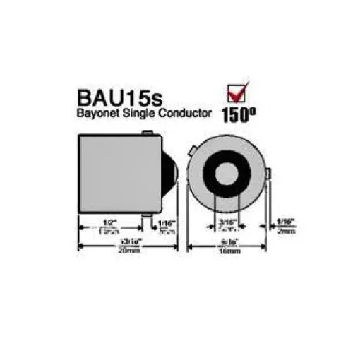 Becuri auto ART PY21W BAU15s TN tip nou 24V 21W portocalii 1 faza set 10 bucati — imaginea 2