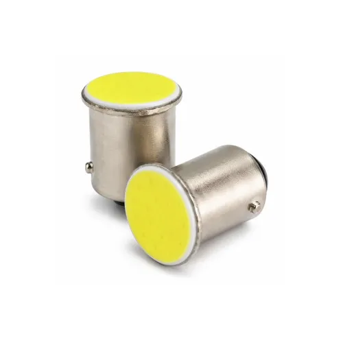 Becuri cireasa LED 3W COB BAU15S tip nou asimetric lumina rosie 12V set 2 bucati
