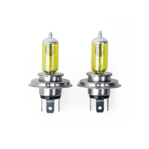 Becuri halogen auto ART H4 P43t 12V 60/55W galbene set 2 bucati
