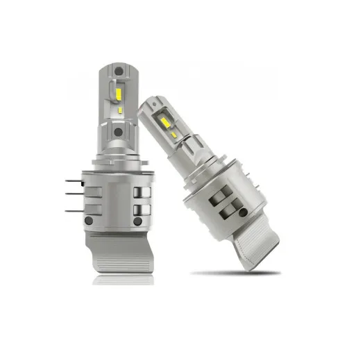 Becuri LED auto H15 12V-24V 4800 lm DRL 1500 lm 6000K alb rece set 2 bucati
