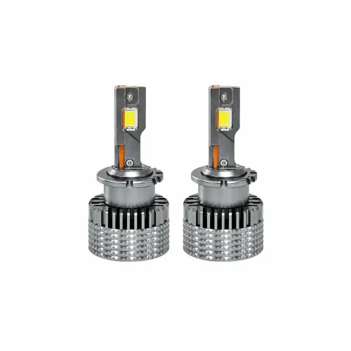 Becuri LED Canbus D2S 12V-24V 45W 6000K alb rece racire activa set
