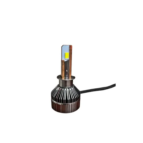 Becuri LED Canbus H1 12V-24V 300W 35000 lm 6000K alb rece racire activa set — imaginea 3