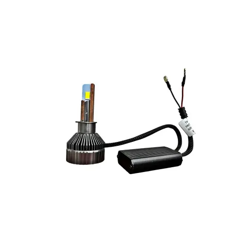 Becuri LED Canbus H1 12V-24V 300W 35000 lm 6000K alb rece racire activa set — imaginea 2