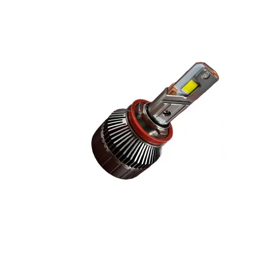 Becuri LED Canbus H11 12V-24V 300W 35000 lm 6000K alb rece racire activa set — imaginea 4