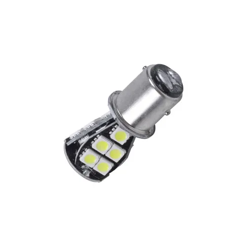 Becuri LED Canbus P21/5W BAY15d 18 LED SMD 5730 24V 6000K alb 2 faze set 2 bucati — imaginea 3