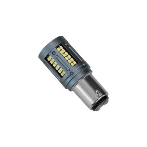 Becuri LED Canbus P21/5W BAZ15d TN tip nou 2 faze 84 SMD 12V-24V 25W 1000 lm nonpolar alb set 2 bucati — imaginea 3