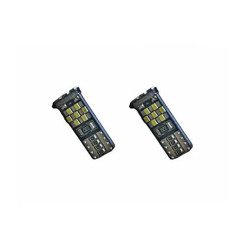 Becuri LED Canbus T10 W5W 12V 21 SMD 2616 400 lm non-polar lumina alba set 2 bucati