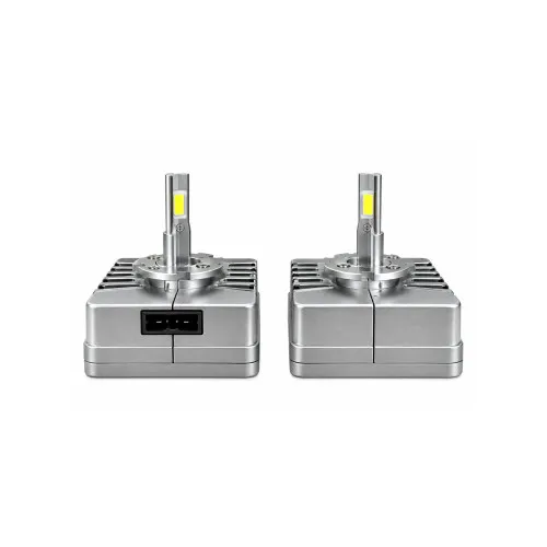 Becuri LED D5S 12V 5000 lm per bec 6000K conectare la mufa originala xenon set 2 bucati — imaginea 3
