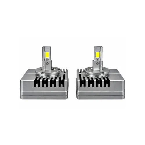 Becuri LED D5S 12V 5000 lm per bec 6000K conectare la mufa originala xenon set 2 bucati
