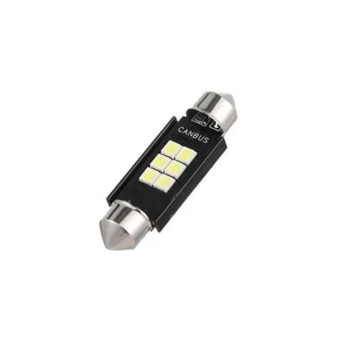 Becuri LED sofit Canbus 6 SMD 3030 39 mm 12V 300 lm 6000K alb rece set