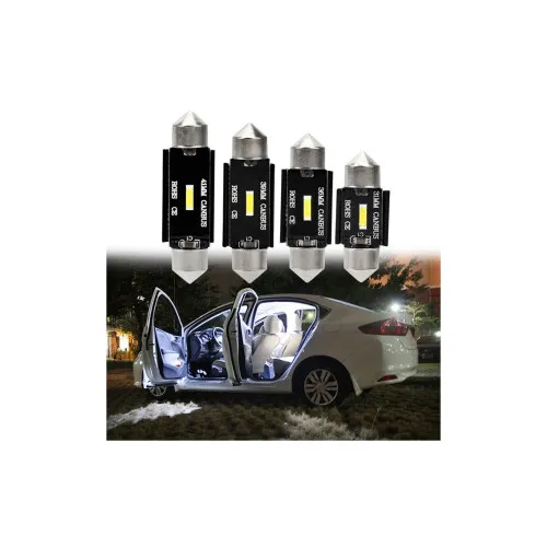 Becuri LED sofit Canbus SMD 1860 36 mm 12V 5W 300 lm 6000K alb set — imaginea 4
