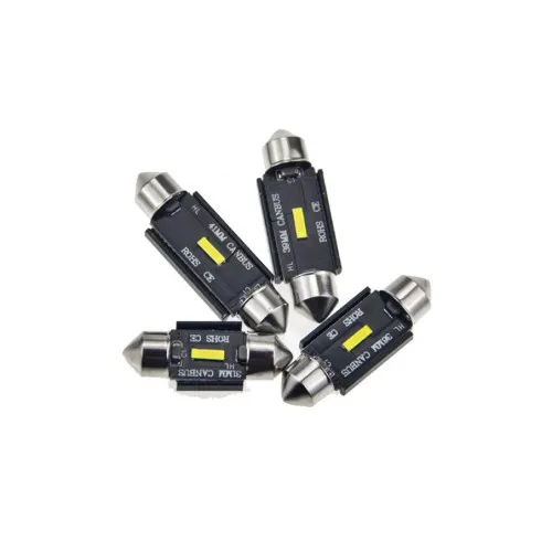 Becuri LED sofit Canbus SMD 1860 36 mm 12V 5W 300 lm 6000K alb set — imaginea 3