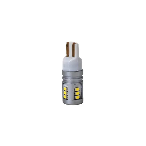 Becuri LED T10 W5W Canbus 15 SMD 2016 900 lumeni 6000K 12V non-polar set 2 bucati — imaginea 2