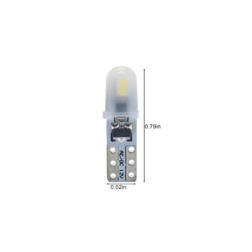 Becuri LED T5 Canbus 2 SMD 3014 40 lumeni 12V nonpolar alb, albastru sau rosu set 2 bucati / JSUN32 / JSUN33 — imaginea 2