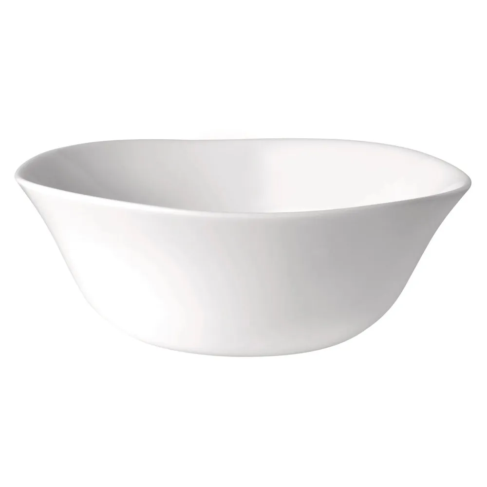 Bol pentru salata, Parma, opal, alb, 14 x 5.6 cm