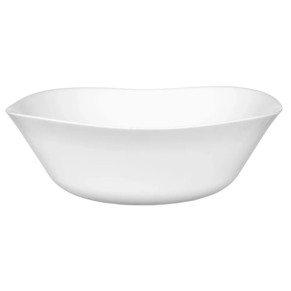 Bol pentru salata, Parma, opal, alb, 24 x 8.2 cm