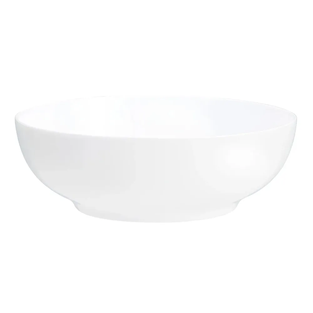 Bol pentru servirea mesei NPKW60T, sticla termica, alb, 15 cm