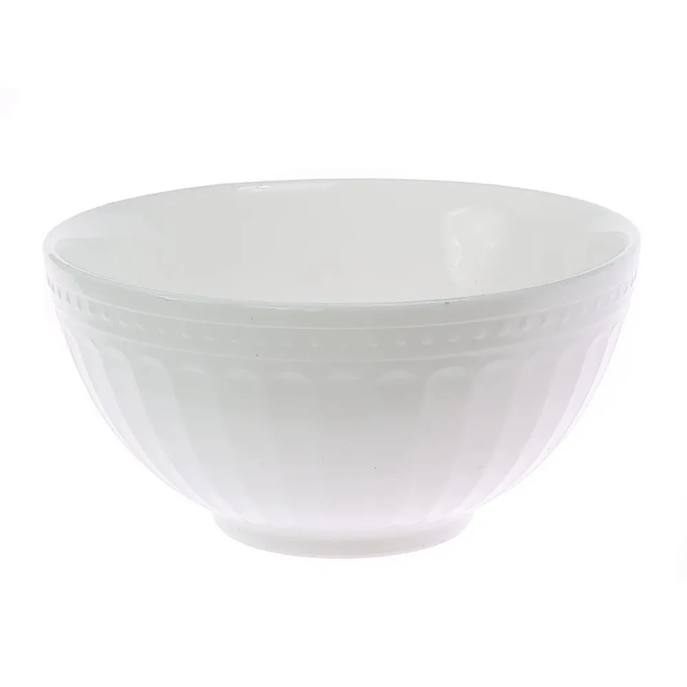 Bol pentru servirea mesei RMW50X, sticla termica, alb, 12.7 cm