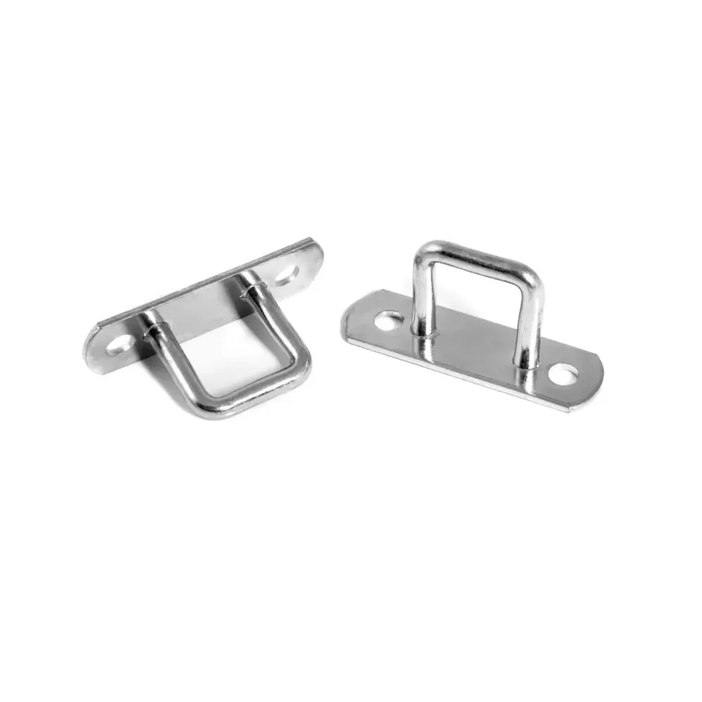 Brida dreptunghiulara pentru prelate, set 5 bucati, metalic, 34x11mm