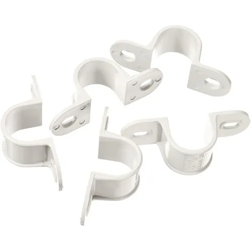 Bride plastic pentru tub rigid & copex eBULL Ø20 mm, pachet 5 bucati