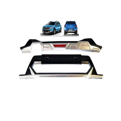 Bullbar fata si spate din plastic compatibil Sandero 2018-> — imaginea 2