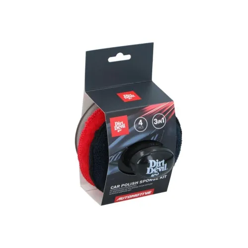 Bureti polisare manuala 12.5 cm Velcro cu maner ergonomic 3 bucati DIRT DEVIL — imaginea 2