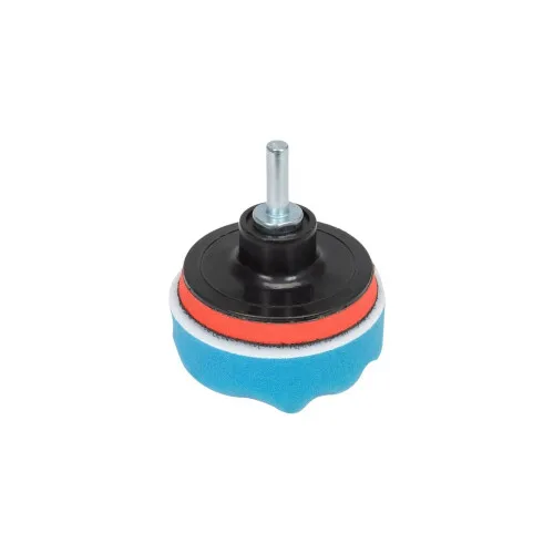 Bureti polisat auto 125 mm M14 6000 RPM 12 piese cu suport adaptor si blana lustruit — imaginea 2