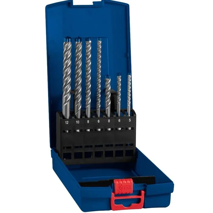Burghie beton, SDS Plus, Bosch 7X Expert, 5 - 12 mm, set 7 bucati