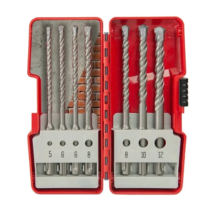 Burghiu beton / caramida / piatra, tip HSS, SDS Plus, Skil 2610S01157, 5 - 12 mm, set 7 bucati