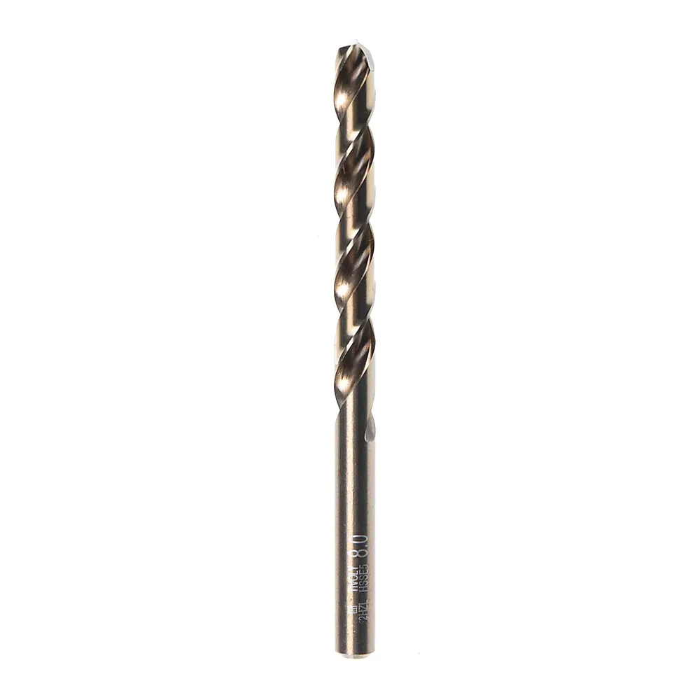 Burghiu pentru metal, HSS-CO, DIN 338, tip N, Tivoly 11455040800, 8 x 75 x 117 mm